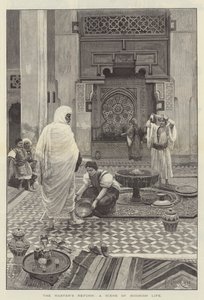 Ustanın Dönüşü, Mağribi Yaşamından Bir Sahne